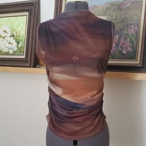 Sheer Sleeveless Top